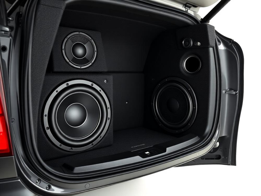 Car speakers and subwoofers at Selvaa Car Accessories