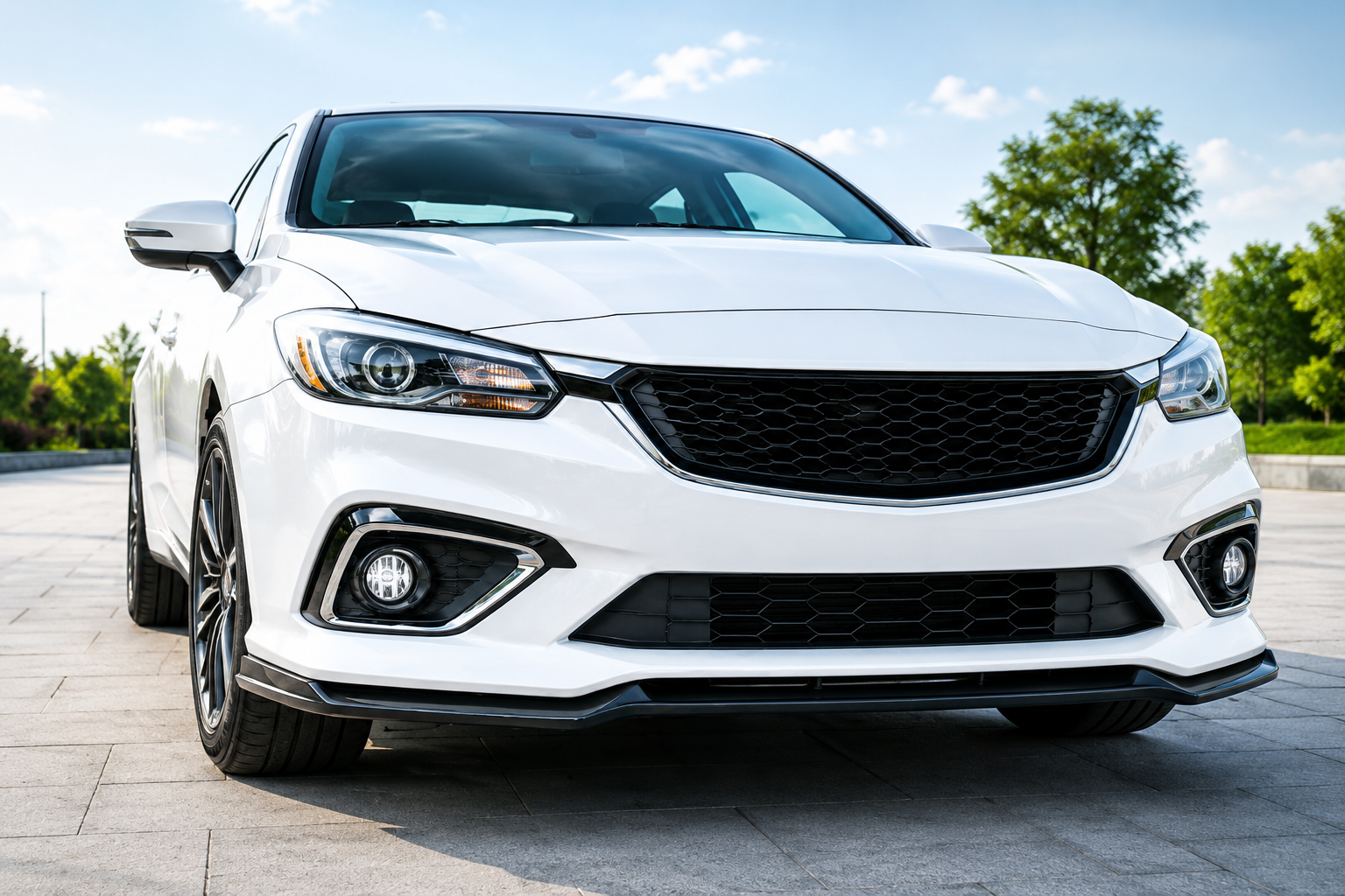 Premium car front bumper protection