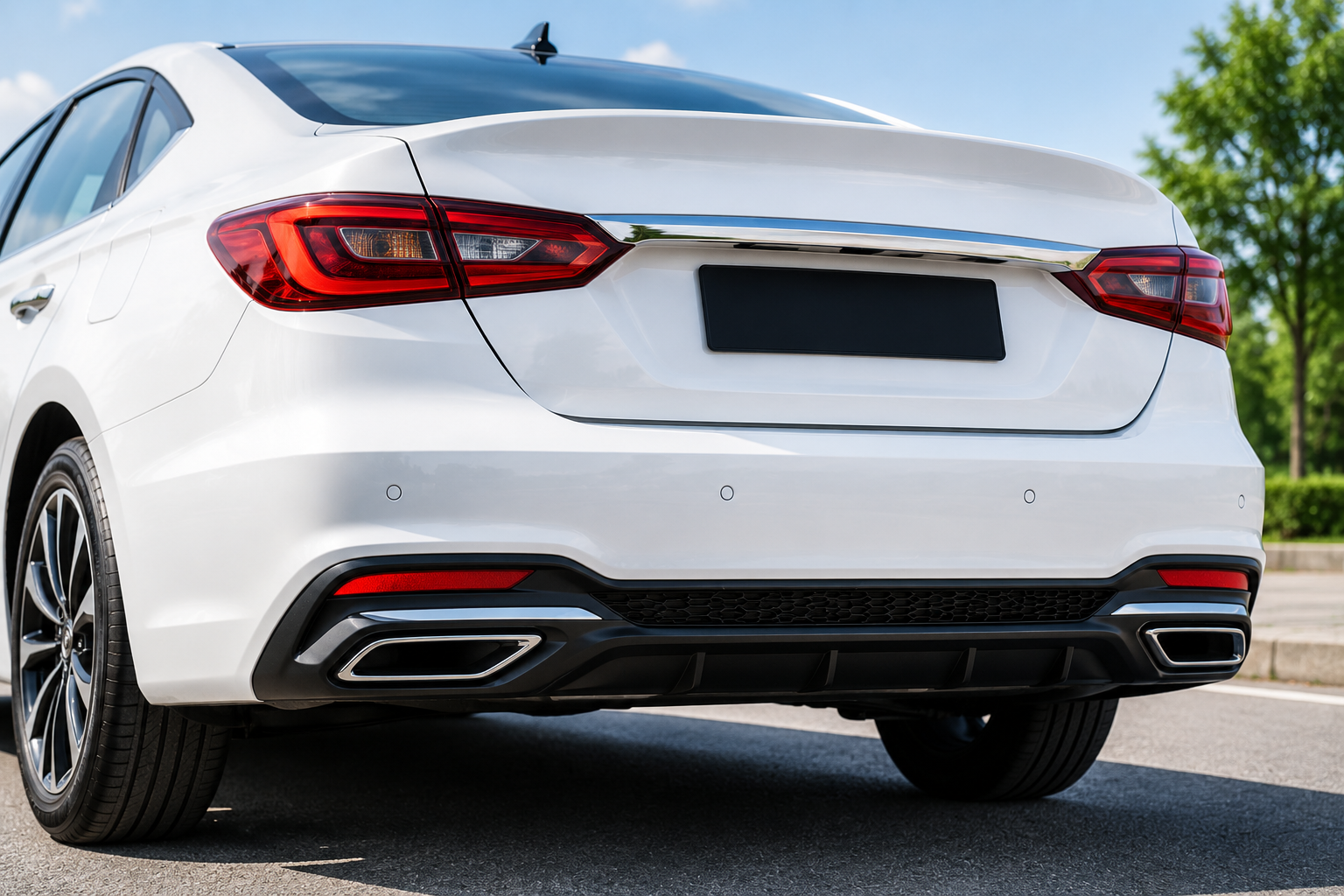 Premium car front bumper protection