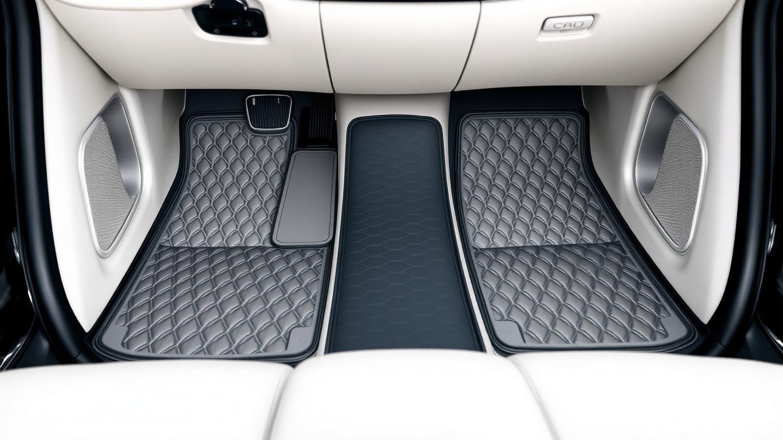 Luxury car floor mats
