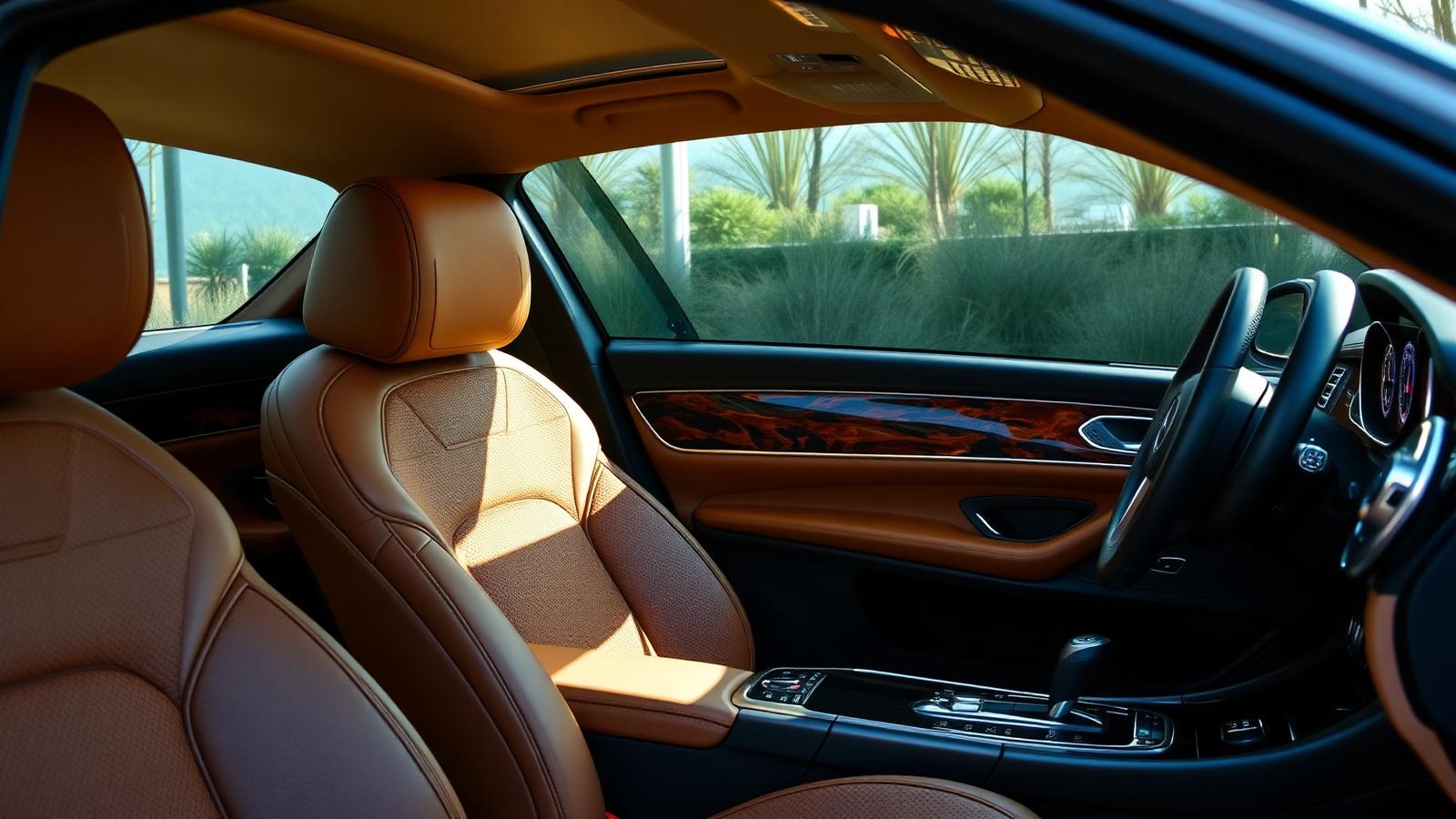 Premium Nappa leather seats